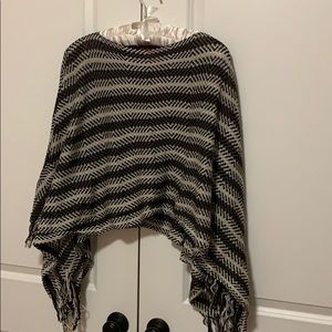 Missoni brown tan poncho